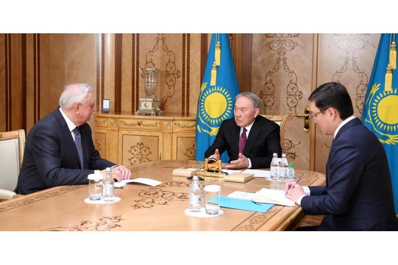 Elbasy Mıhaıl Mıasnıkovıchti qabyldady