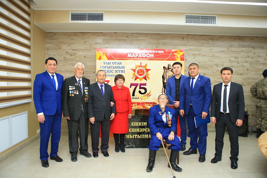 «Uly Jeńistiń 75 jyldyǵyna – 75 ıgi is shara» marafony bastaldy