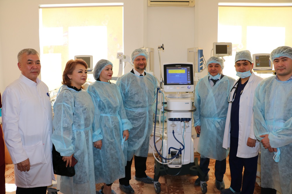 Mańǵystaýdaǵy balalar aýrýhanasyna sońǵy úlgidegi úsh apparat berildi