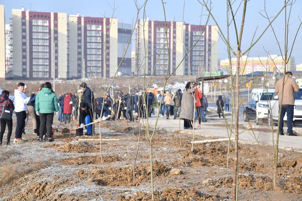 Shymkentte kóktemgi tazalyq sharasy ótti