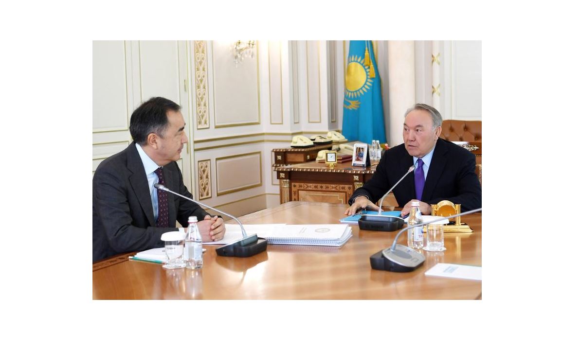 Nursultan Nazarbaev Baqytjan Saǵyntaevty qabyldady
