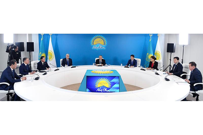 Elbasynyń tóraǵalyǵymen Nur Otan partııasy Saıası keńesi Bıýrosynyń májilisi ótti