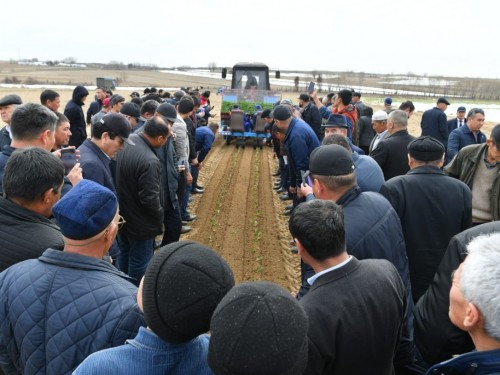 Túrkistan oblysynda 600-den astam sharýa qojalyǵy birneshe ónim alý tásiline den qoıǵan