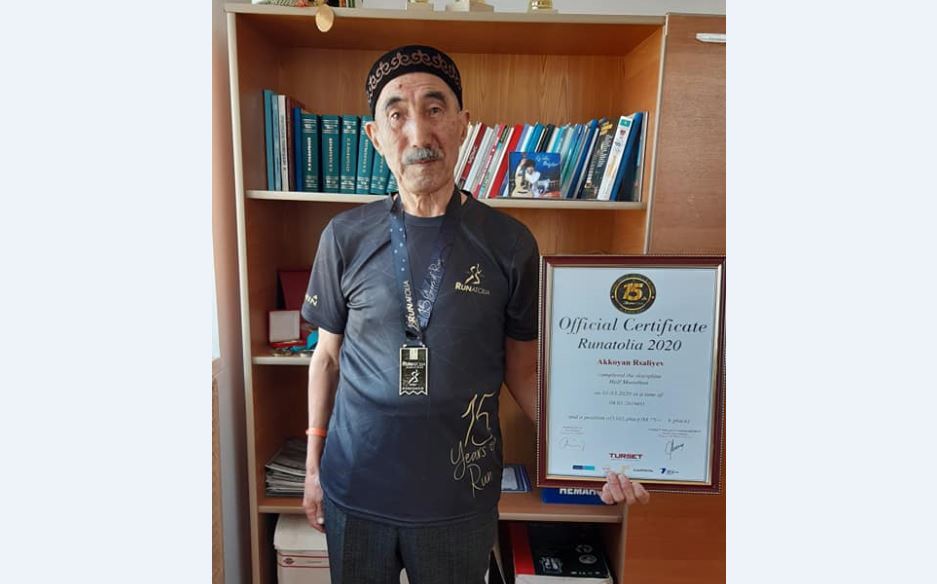 Qyzylorda: Qazalylyq qarııa halyqaralyq marafon jeńimpazy