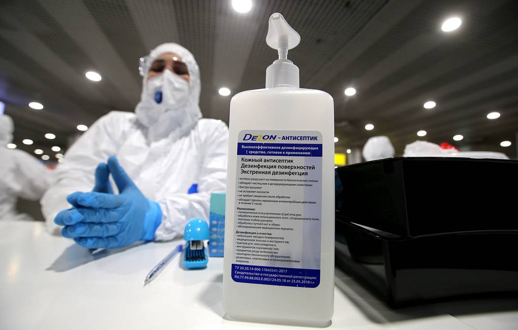 Kókshetaýda antıseptık shyǵarylýda