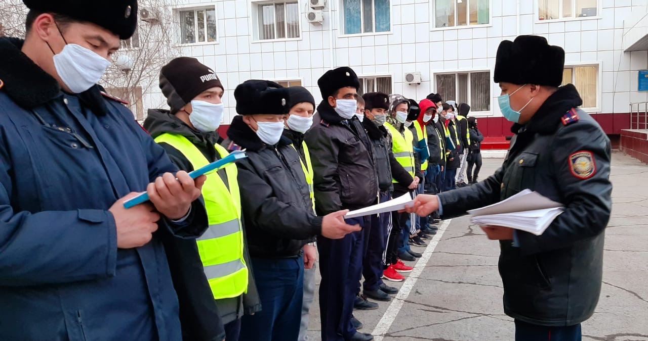 Qostanaı: Qoǵamdyq tártiptiń saqtalýyna eriktiler atsalysady