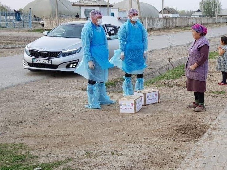 Túrkistan: Aksııa aıasynda 1500 otbasyǵa áleýmettik kómek kórsetiledi