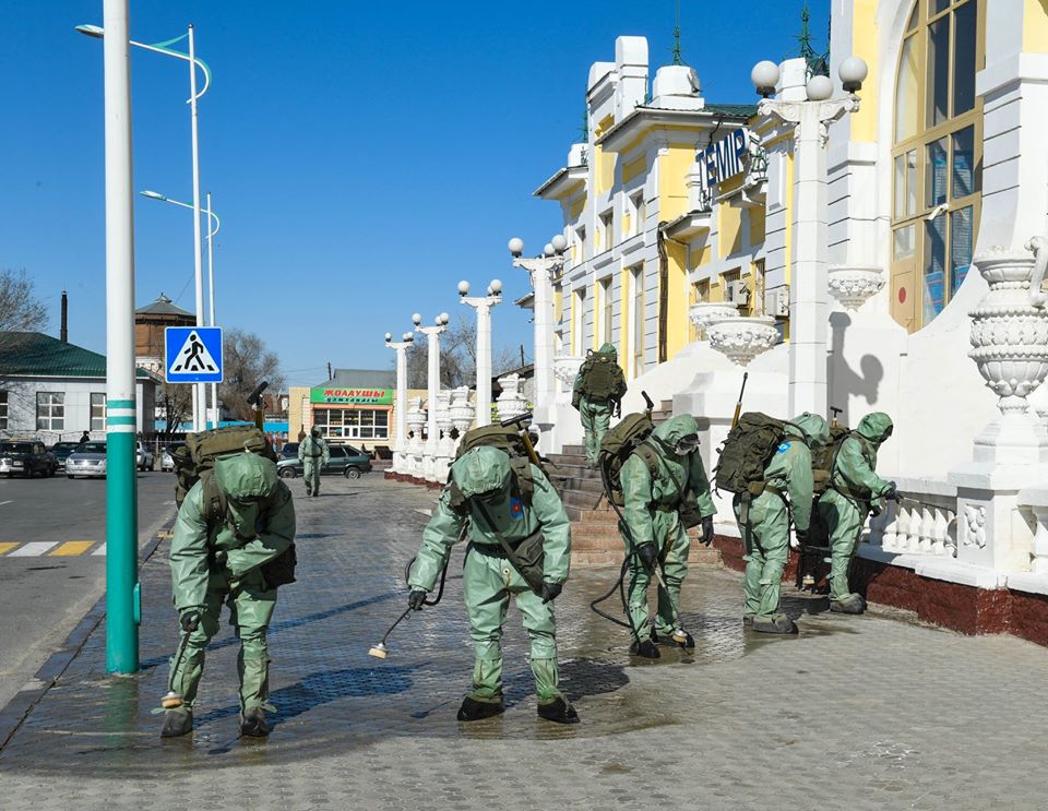 Qyzylorda: Dezınfeksııalaý jumystary bastaldy