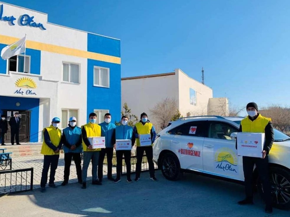 Mańǵystaý: Nur Otan partııasy BizBirgemiz aksııasyna atsalysýda