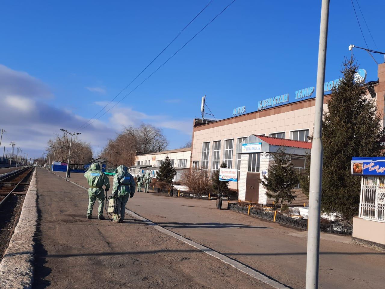 Aıagózdiń kóshelerine dezınfeksııa jasaldy   