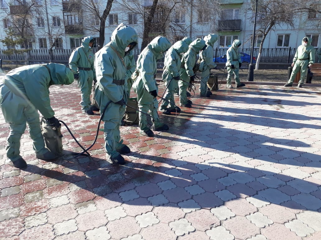 О́skemen kóshelerin dezınfeksııalady