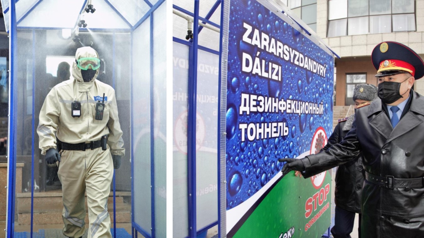 Koronavırýstyq ınfeksııadan qorǵaý quraldary tanystyryldy