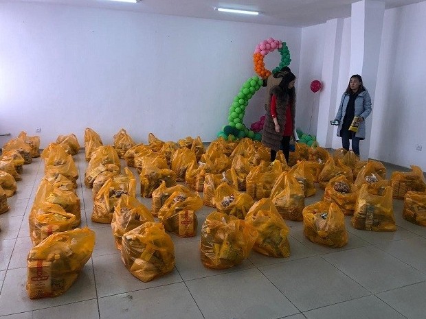 «Biz birgemiz»: Qaıyrym aksııasy Qapshaǵaı qalasynda da jalǵasty