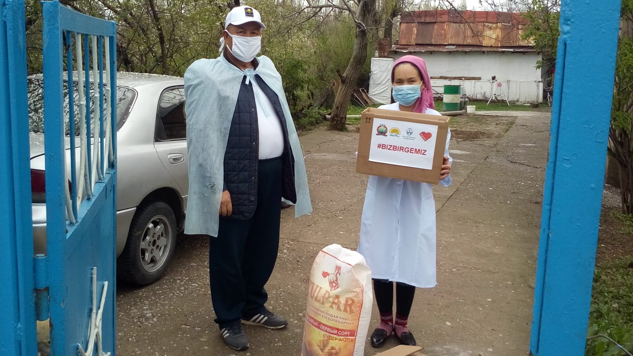 Túrkistan: Muqtaj jandarǵa jan-jaqty kómek kórsetilýde