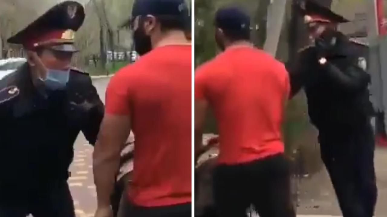 Polısııa qyzmetkerine kúsh qoldanǵandar qamaýǵa alyndy