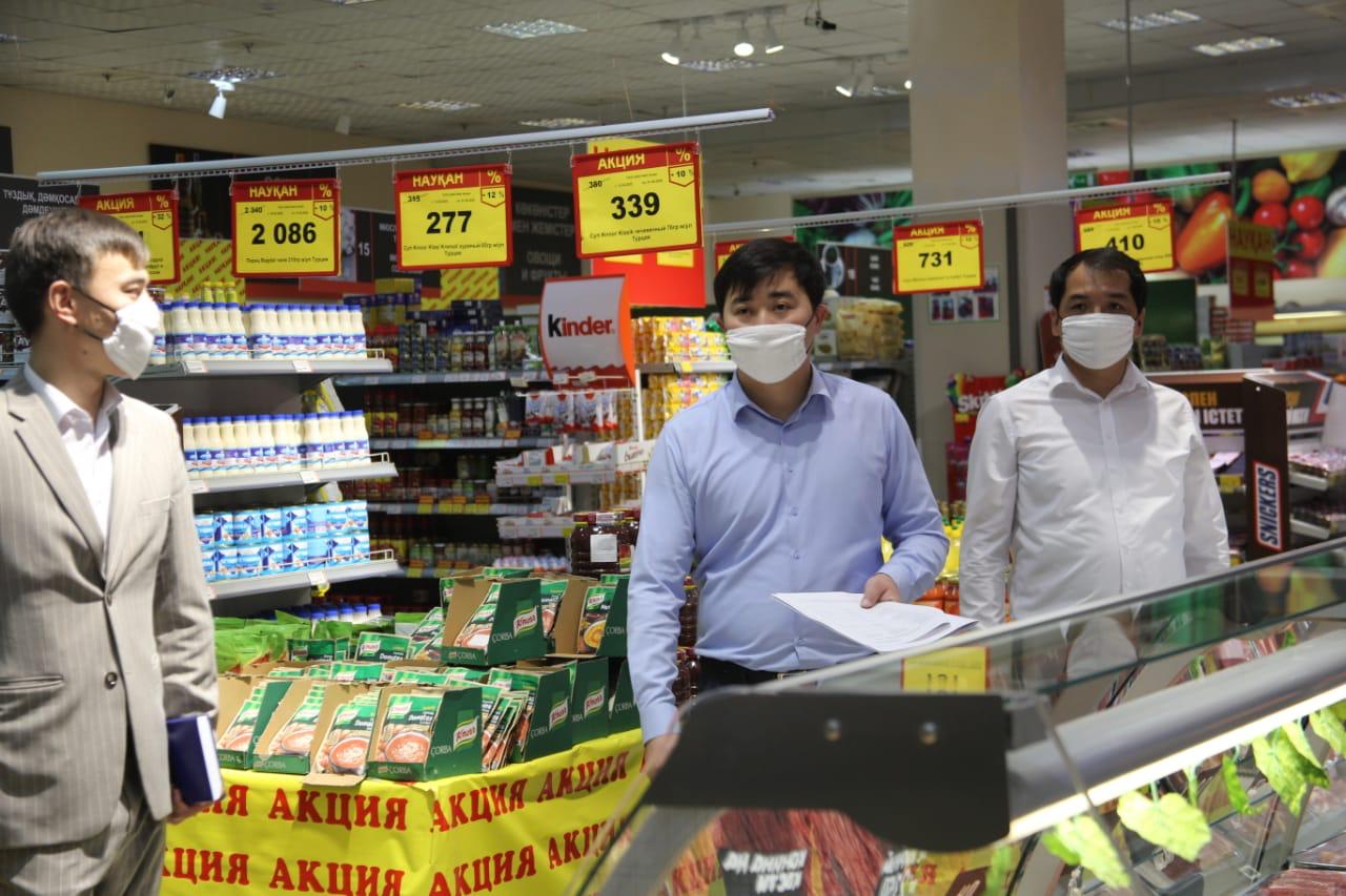 Shymkentte azyq-túlik baǵasy turaqty