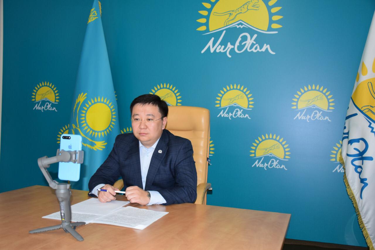 Qostanaı oblysy: «Nur Otan» azamattardy onlaın rejimde qabyldady