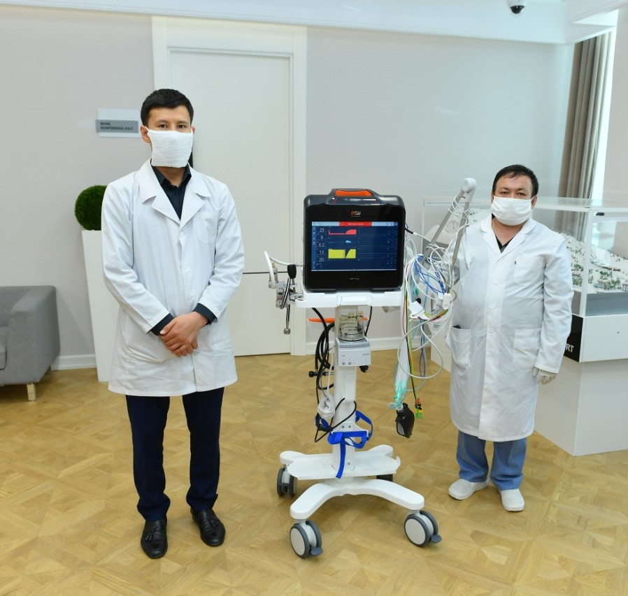 Túrkistan: Aýrýhanalar germanııalyq О́JJ apparatymen qamtamasyz etiledi