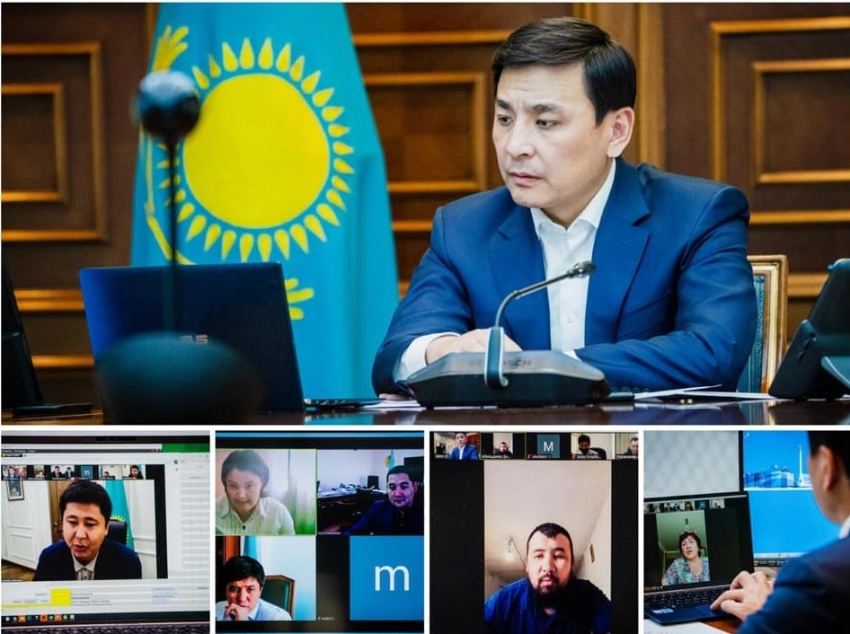 Altaı Kólginov azamattarmen onlaın qabyldaý ótkizdi