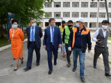 Shymkentte bilim oshaqtarynyń qurylys jumystary qarqyn alýda