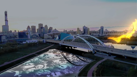 Nur-Sultanda Máńgilik alaý aksııasy ótti