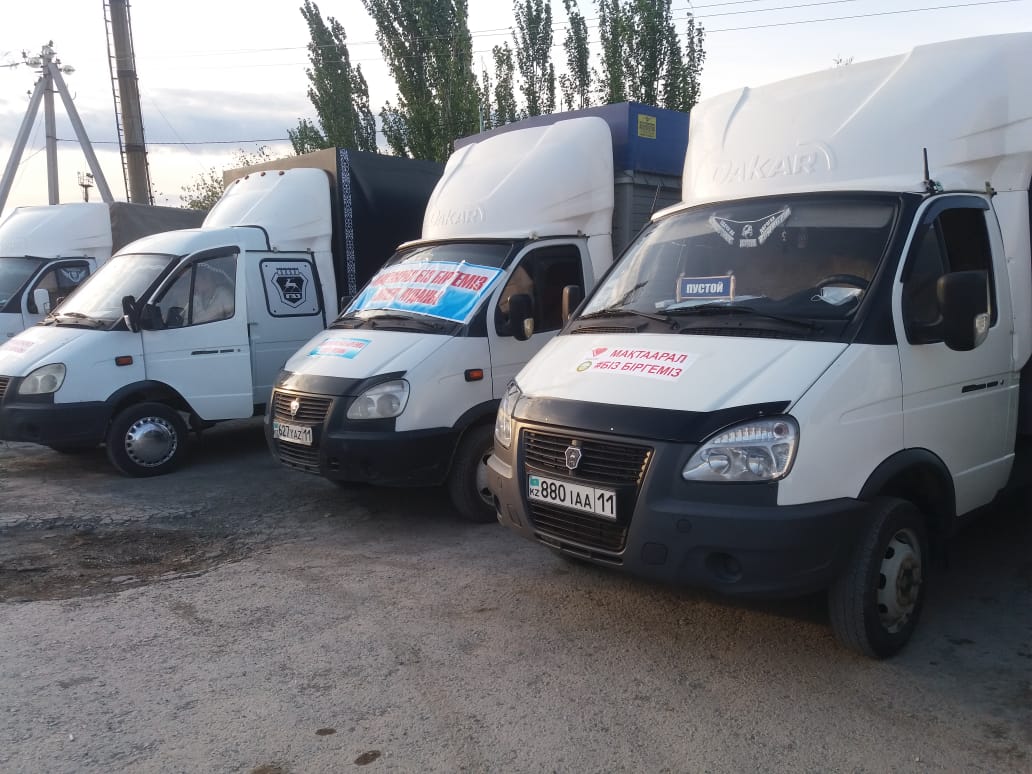 Qyzylorda: Kórshilerge kómek kerýeni jolǵa shyqty