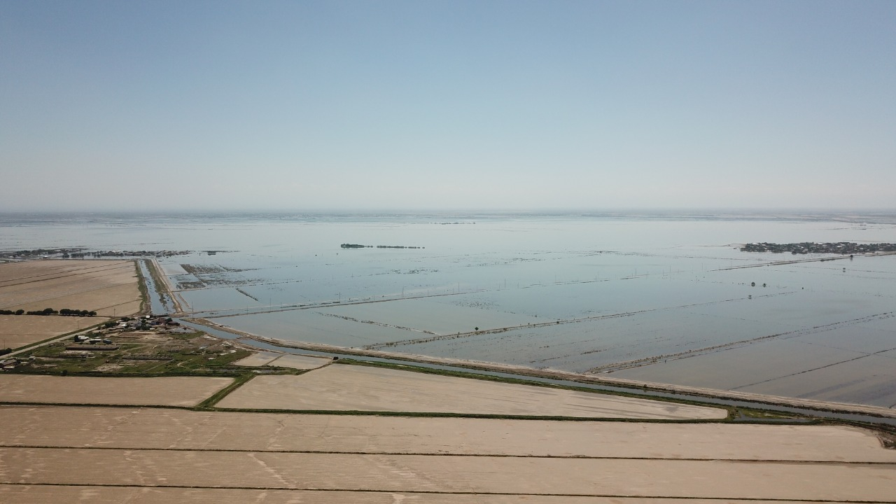 Maqtaaral aýdanyndaǵy sý deńgeıi eki metrge jýyq tómendedi