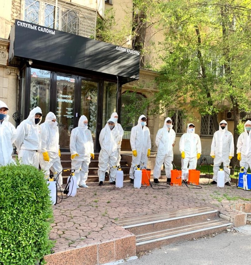 Almaty: 18 mamyr kúngi dezınfeksııalaý kestesi