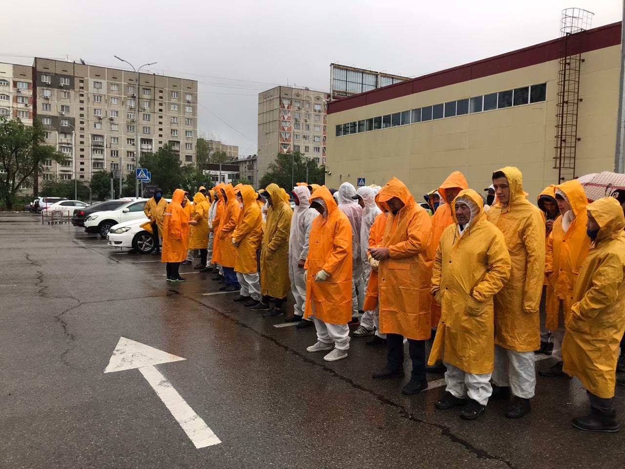 Almaty: 19 mamyr kúngi dezınfeksııalaý kestesi