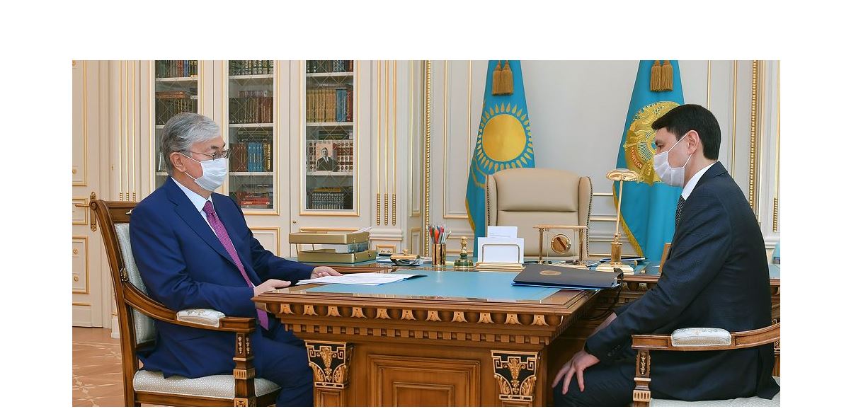 Memleket basshysy Qarjy mınıstri Erulan Jamaýbaevty qabyldady