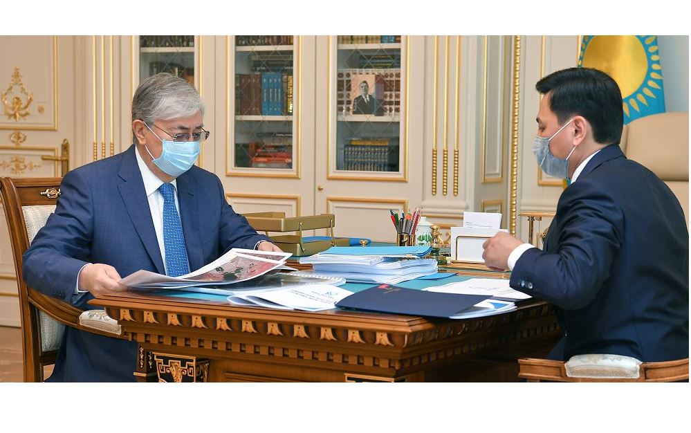 Prezıdent Nur-Sultan qalasynyń ákimi Altaı Kólginovti qabyldady