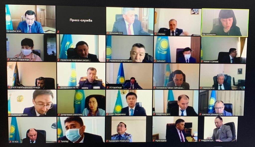 Qaraǵandyda ákimder koronavırýs úshin sógis aldy