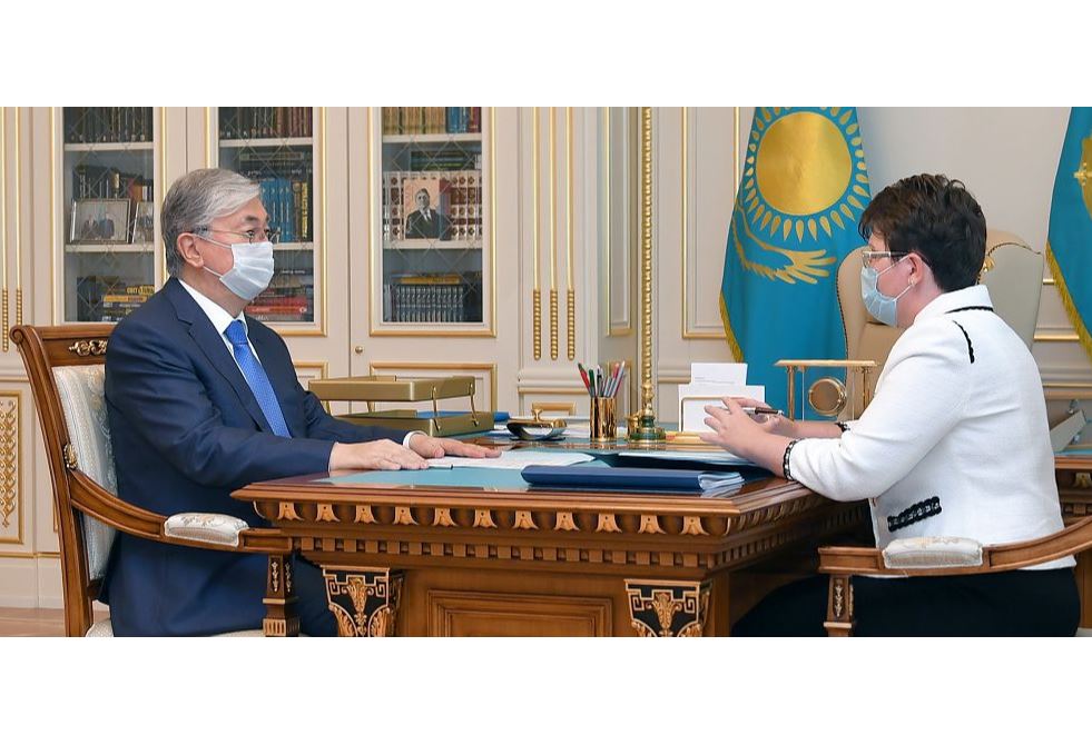 Memleket basshysy Natalıa Godýnovany qabyldady