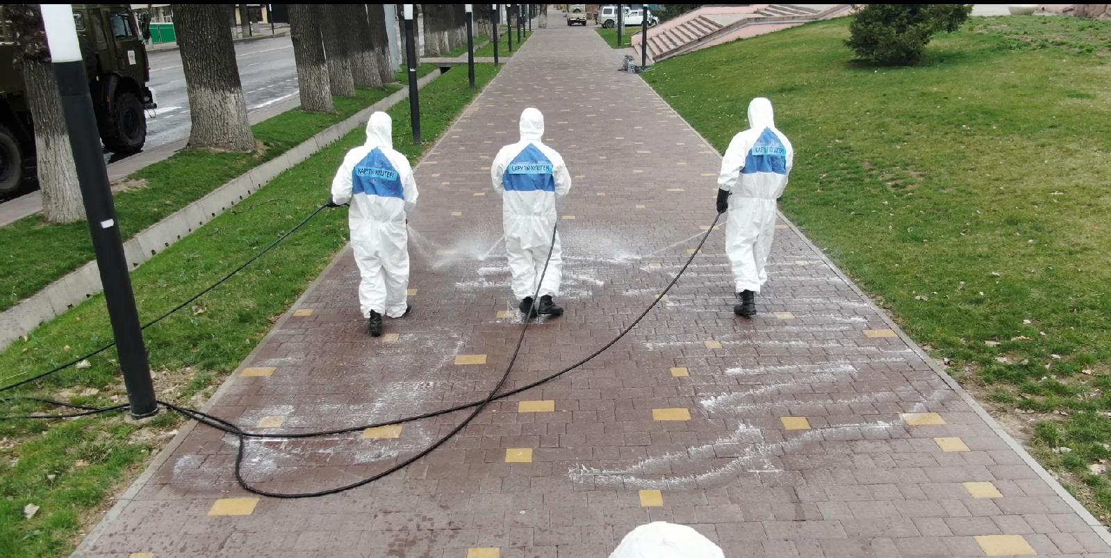 Almaty: 1 maýsym kúngi dezınfeksııalaý kestesi