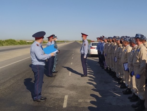 Qyzylorda oblysy: Polıseıler men eriktiler marapattaldy