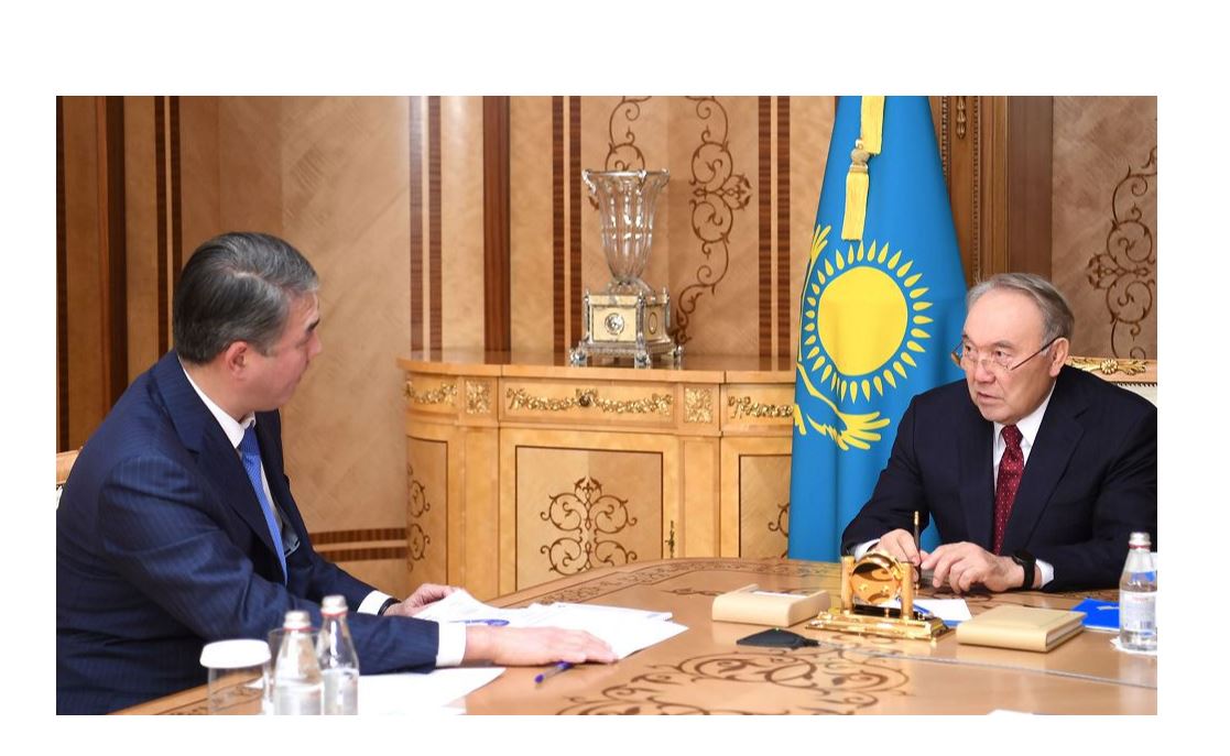 Nursultan Nazarbaev Áset Isekeshevti qabyldady