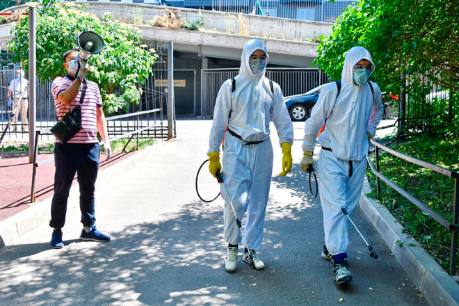 Almatyny jappaı dezınfeksııalaýdyń ekinshi kezeńi bastalady