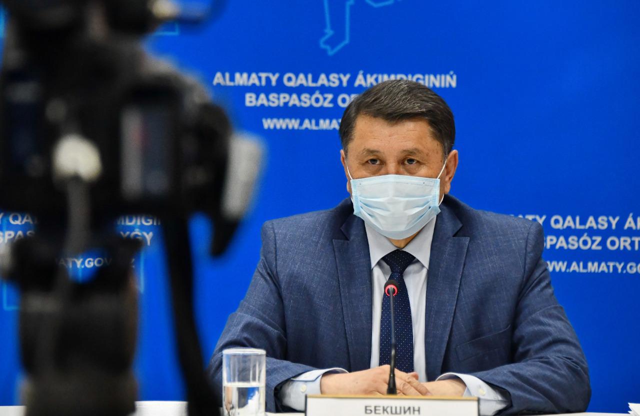 Jandarbek Bekshın: Almatyda indet áli de aıylyn jınaǵan joq