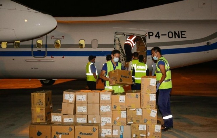 Atyraýǵa 3 tonna dári-dármek jetkizildi