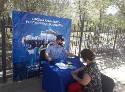 “Jolda qabyldaý” aksııasy onlaın ótip jatyr