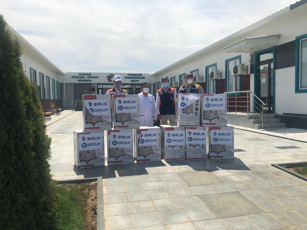 Shymkenttegi emdeý mekemelerine 82 ottegi konsentratory tabystaldy