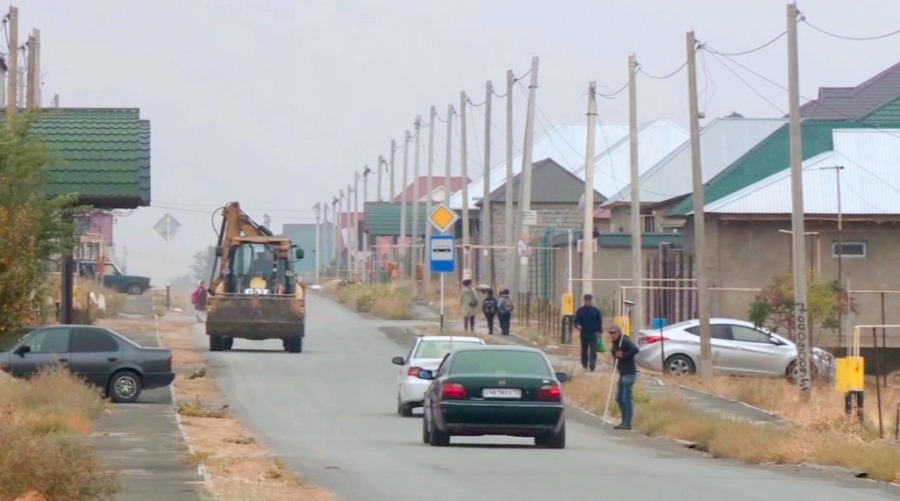 Qarataý aýdanynda úıler memlekettik elektr energııasyna qosylǵan