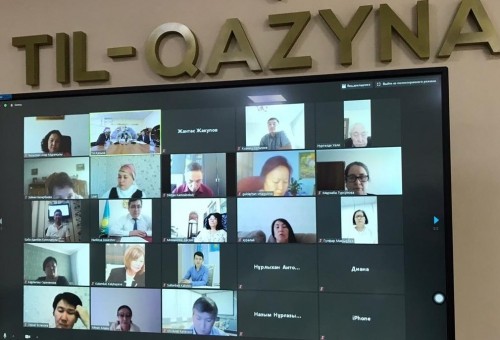 Orfografııalyq jumys tobynyń otyrysy ótti