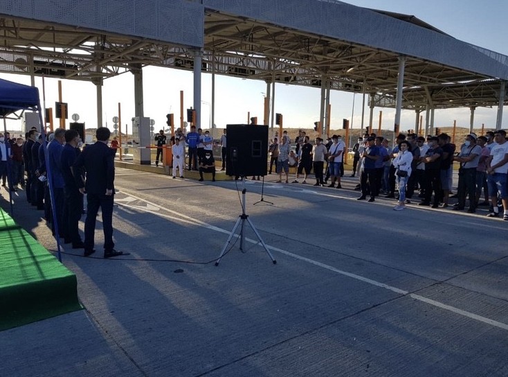 Qazaqstan-Qytaı memlekettik shekarasynda avtomobıl ótkizý pýnktindegi jaǵdaılar týraly