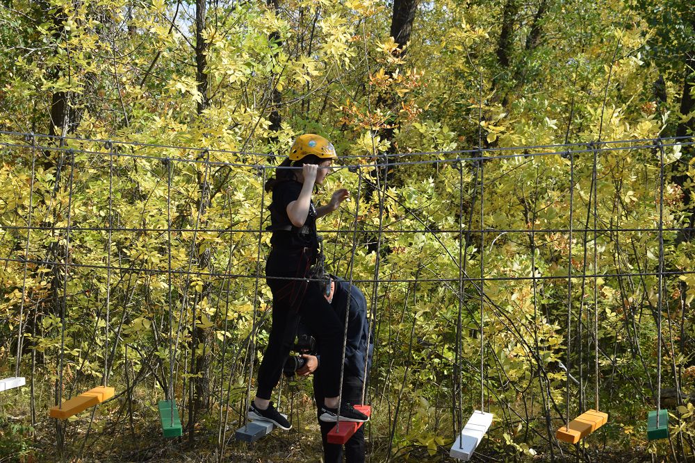 Oralda arqandy saıabaq ashyldy