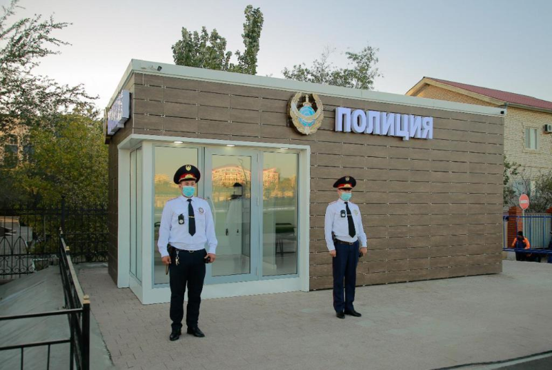 Atyraýda Jaıyq jaǵalaýynan polısııa beketi ashyldy