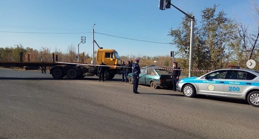 Oralda jol apatynan bir áıel qaza tapty