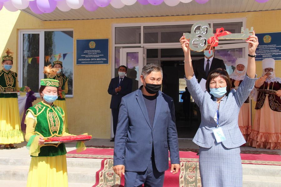 Qosaǵashta jańa mektep ashyldy