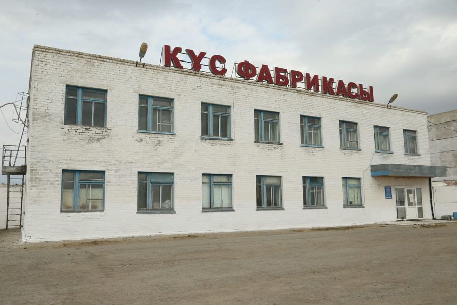 Qus fabrıkasyna qoldaý kórsetiledi