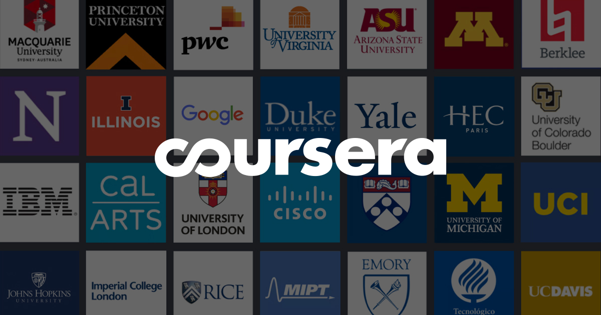 Coursera platformasynda onlaın oqýǵa múmkindik bar